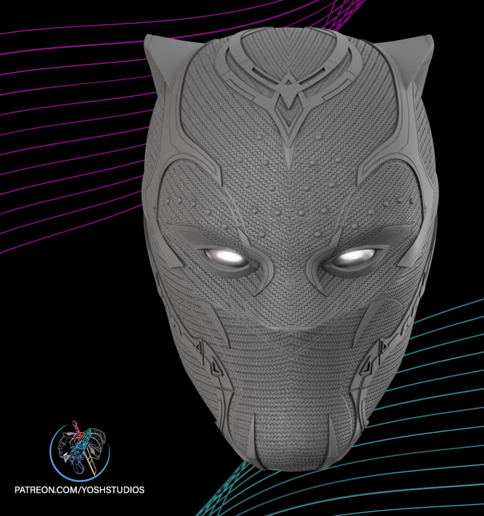 Shuri Black Panther Helmet – No Crust 3D