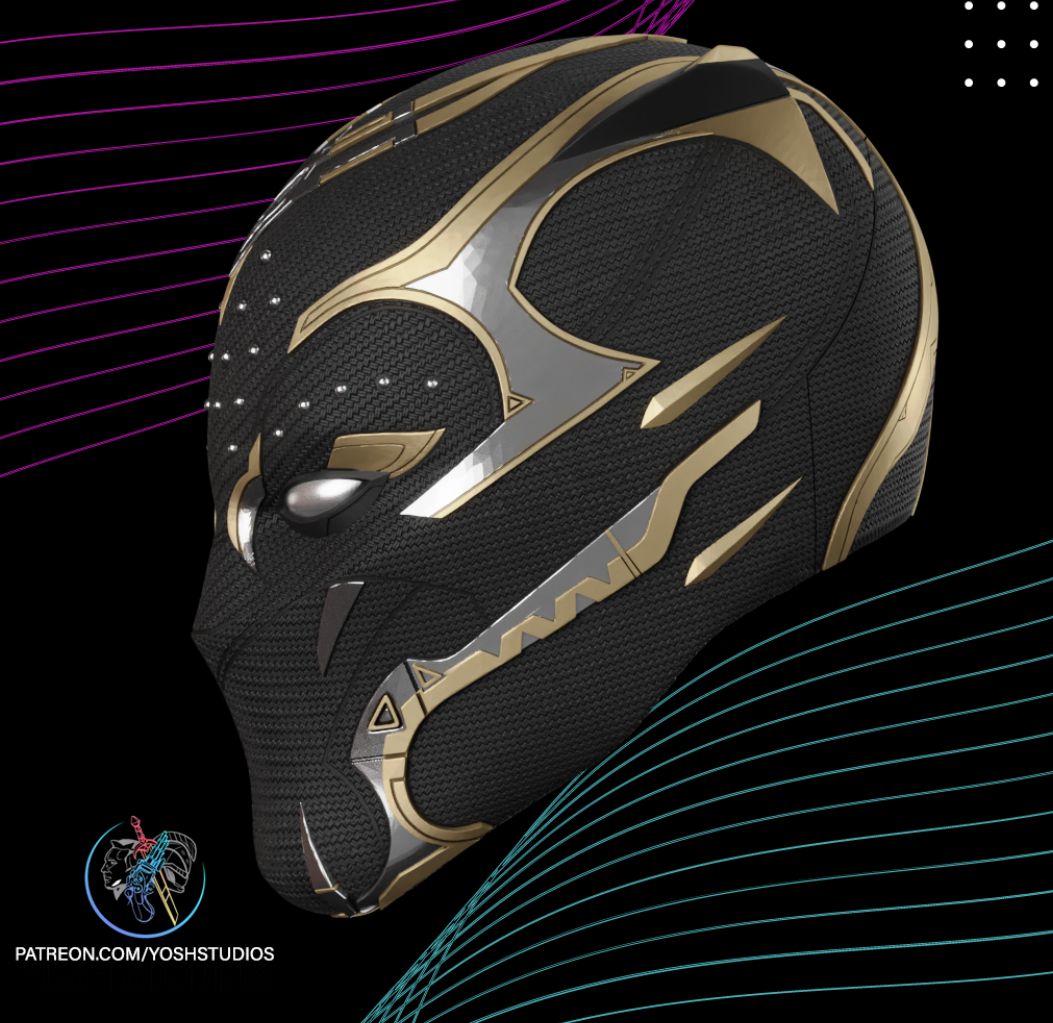 Shuri Black Panther Helmet – No Crust 3D